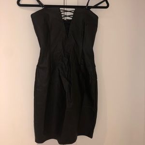 Mini black dress